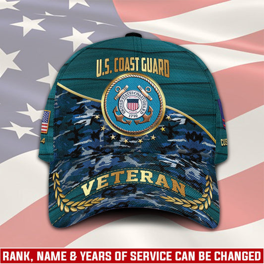 US Coast Guard – Classic Cap – Camo Gold