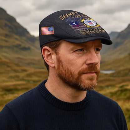 Custom U.S. Coast Guard Jeff Cap – Grumpy Old Vet