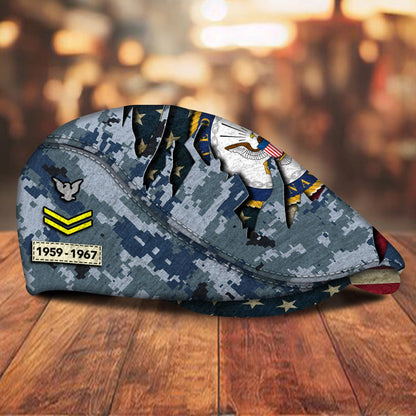 Custom U.S. Coast Guard Jeff Cap – Served With Pride