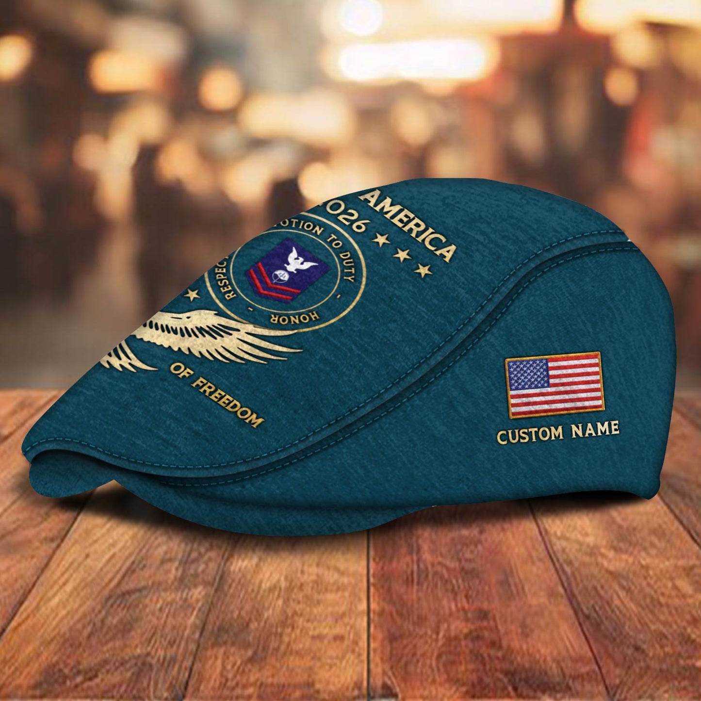 Custom U.S. Coast Guard Jeff Cap – 250 YEARS OF FREEDOM