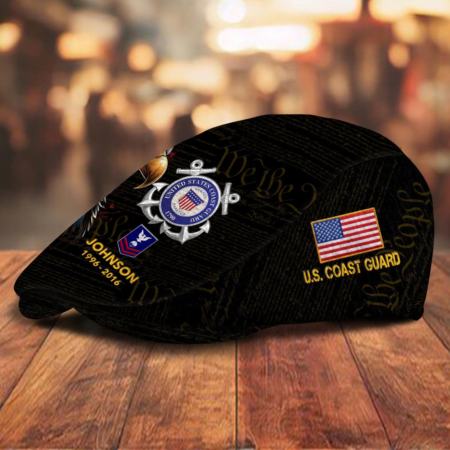 Custom U.S. Coast Guard Jeff Cap – Semper Paratus