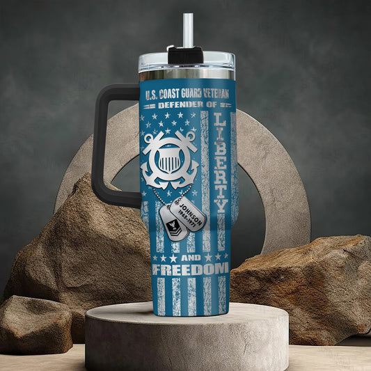 US Coast Guard – Tumbler 40oz - Freedom is not free, We paid for It