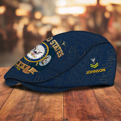 Custom U.S. Navy Jeff Cap – Duty, Honor, Country