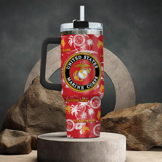 US Marine Corps – Tumbler 40oz - No One Gets Left Behind