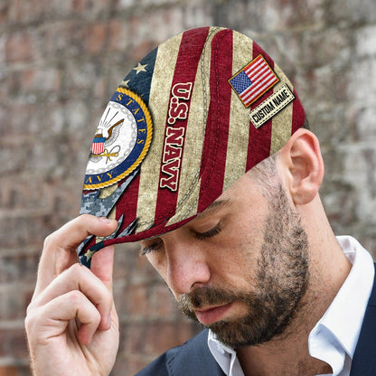 Custom U.S. Coast Guard Jeff Cap – Served With Pride