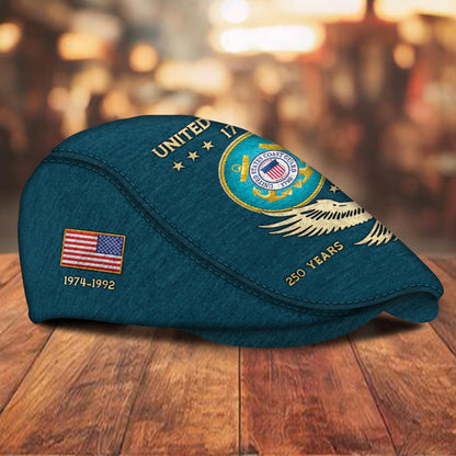Custom U.S. Coast Guard Jeff Cap – 250 YEARS OF FREEDOM