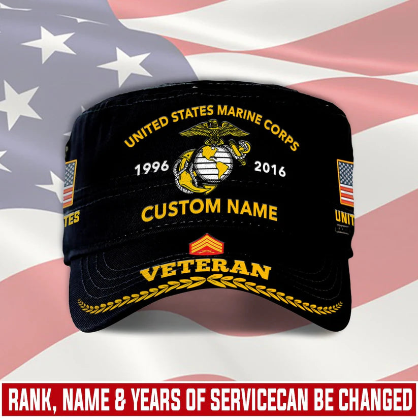 US Veteran – Military Cap – Proudly Served Veteran Military Cap