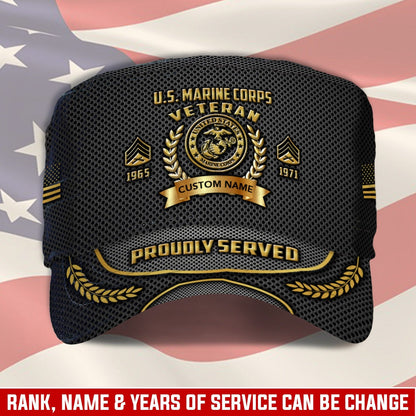 US Marine Corps – Military Cap -  Never Retreat, Never Surrender