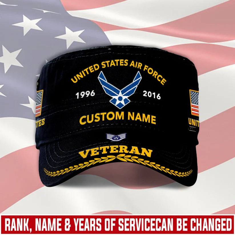US Veteran – Military Cap – Proudly Served Veteran Military Cap