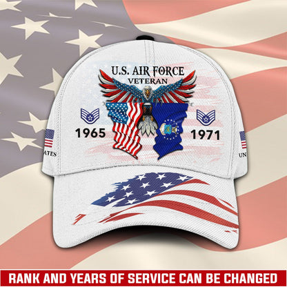 US Air Force – Classic Cap – Two Flags