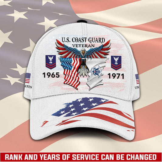 US Coast Guard – Classic Cap – Two Flags