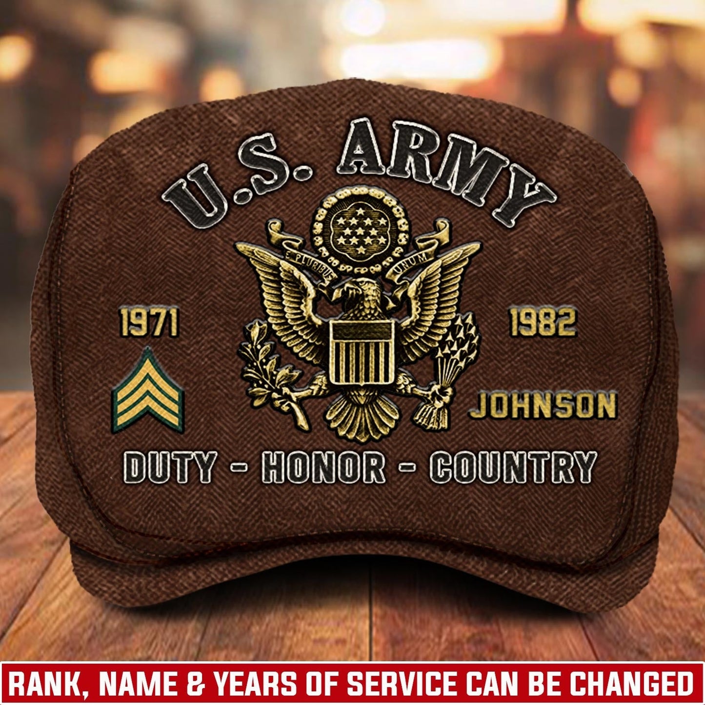 Custom U.S. Army Jeff Cap –  Heritage Military U.S.