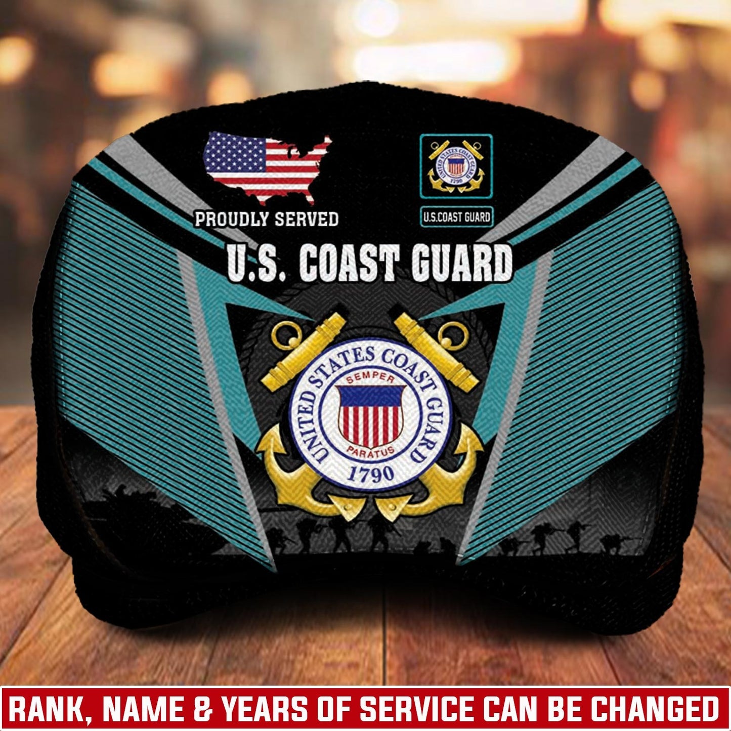 Custom U.S. Coast Guard Jeff Cap – USMC Heritage Military Cap