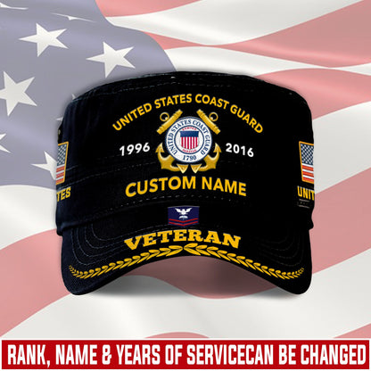 US Coast Guard – Military Cap - Proudly Served Veteran Military Cap