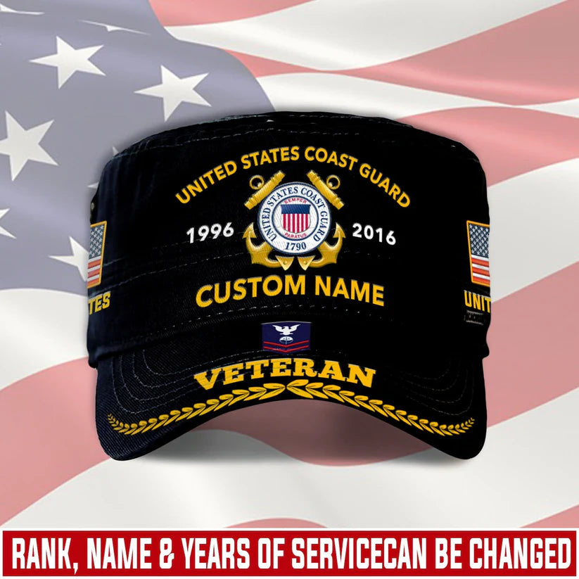 US Veteran – Military Cap – Proudly Served Veteran Military Cap