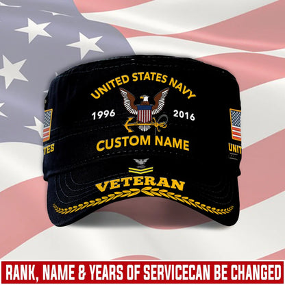 US Veteran – Military Cap – Proudly Served Veteran Military Cap