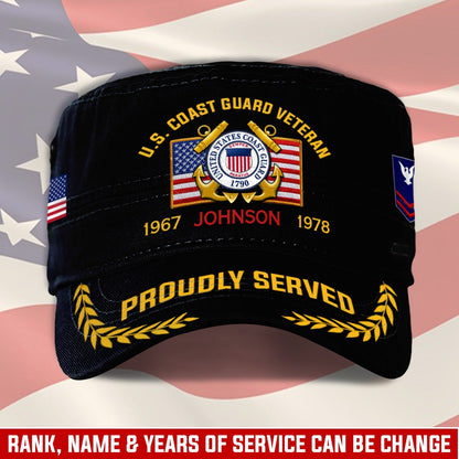 US Coast Guard – Military Cap - Veteran Pride Eagle Military Hat