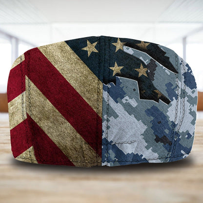 Custom U.S. Coast Guard Jeff Cap – Served With Pride