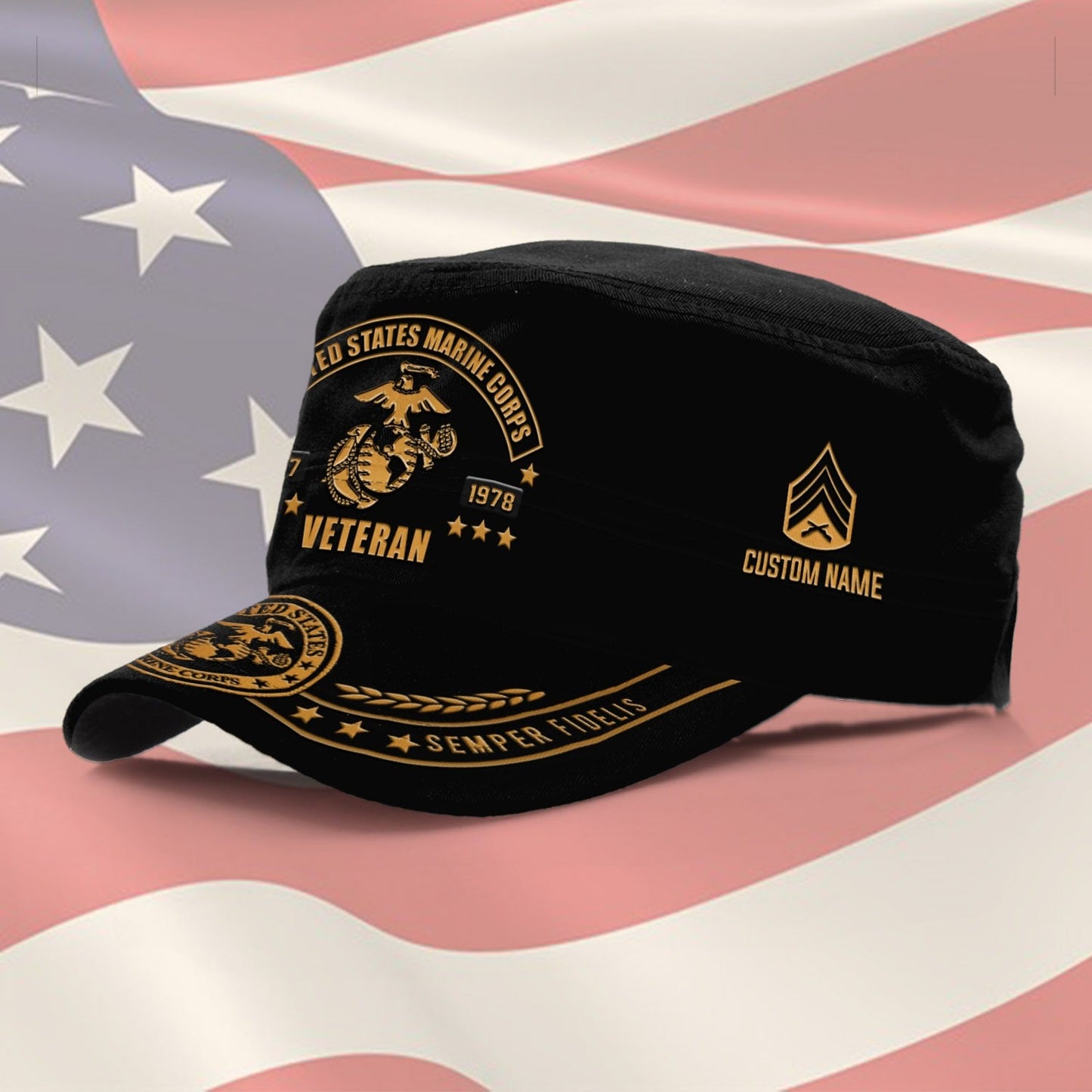 US Marine Corps – Military Cap -  Classic Black