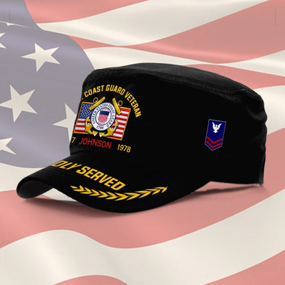 US Coast Guard – Military Cap - Veteran Pride Eagle Military Hat