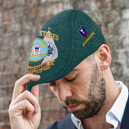 Custom U.S. Coast Guard Jeff Cap – Bald Eagle Design