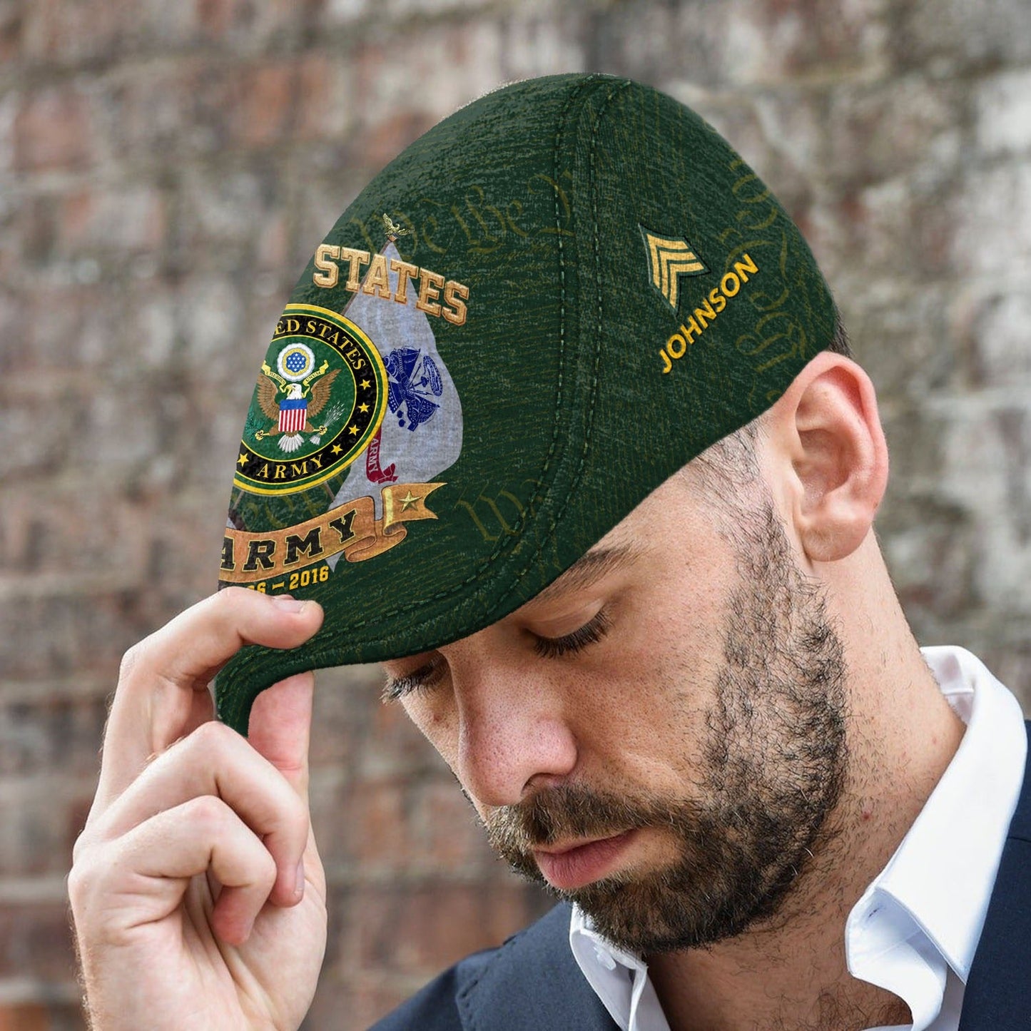 Custom U.S. Army Jeff Cap –  Duty, Honor, Country