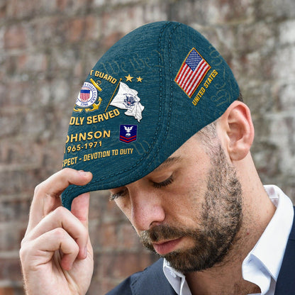 Custom U.S. Coast Guard Jeff Cap – Thank a Veteran