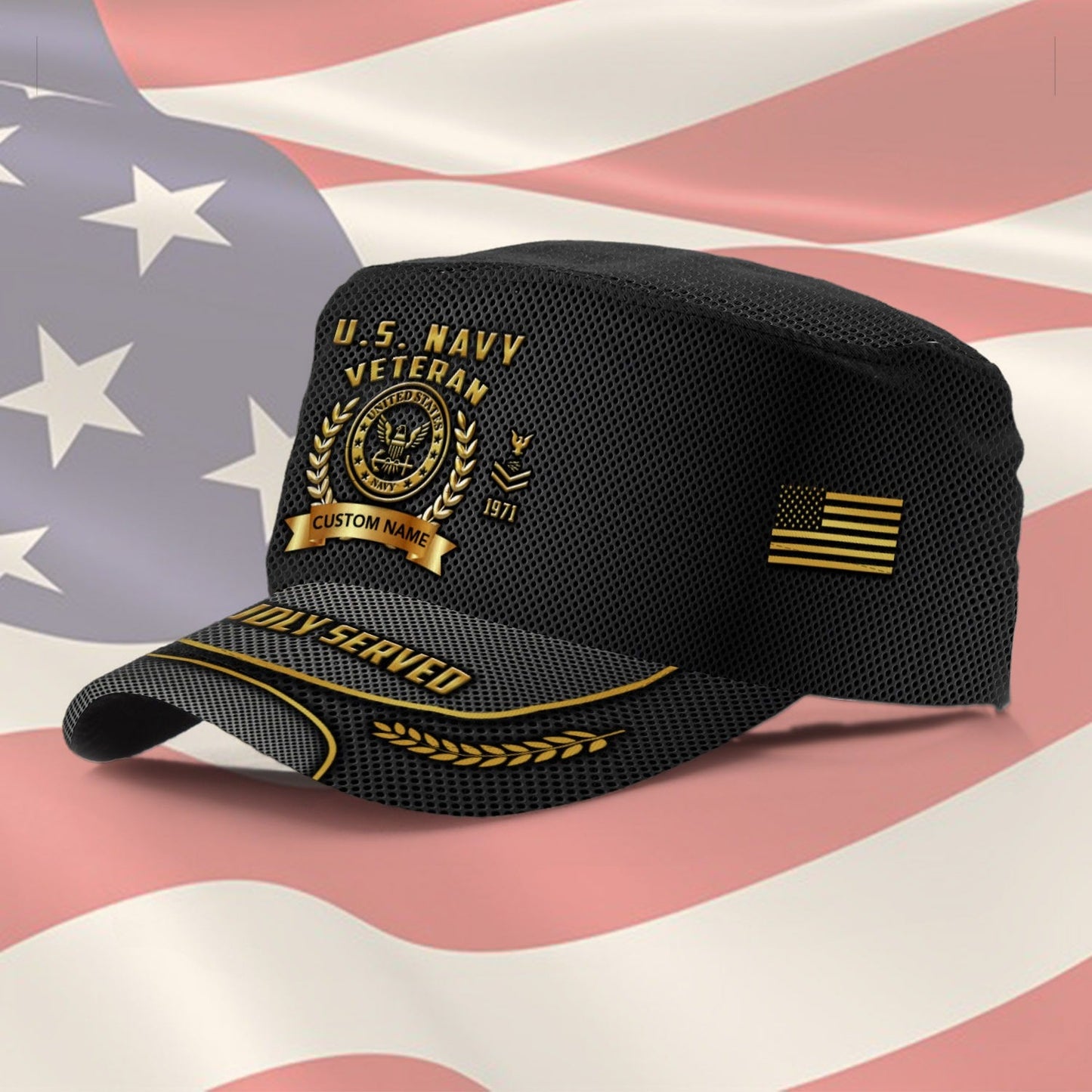 US Navy – Military Cap - Never Retreat, Never Surrender