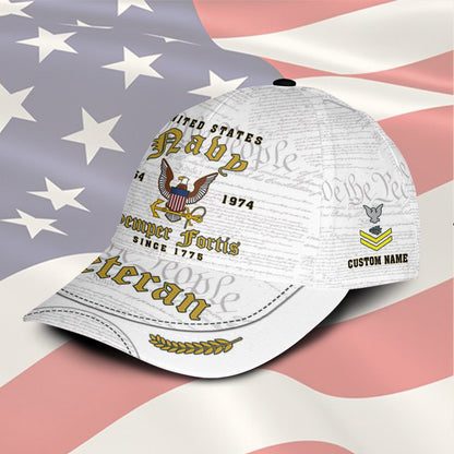 US Navy – Classic Cap – Veteran White Cap