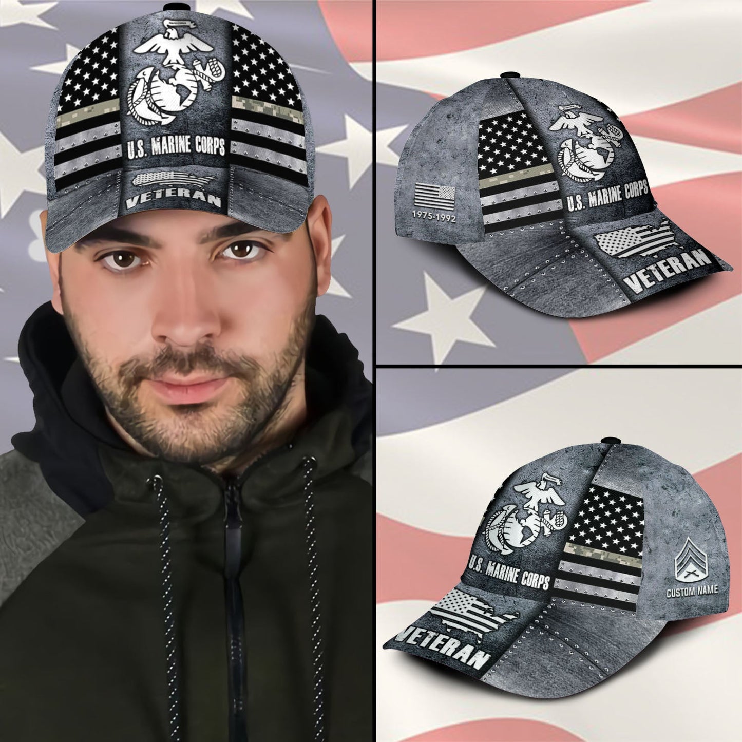 US Marine Corps – Classic Cap – Riveted Metal
