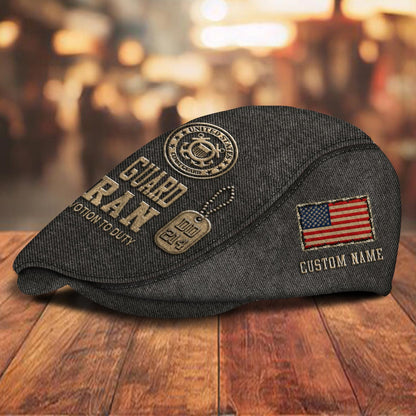 Custom U.S. Coast Guard Jeff Cap – Denim Patch Cap