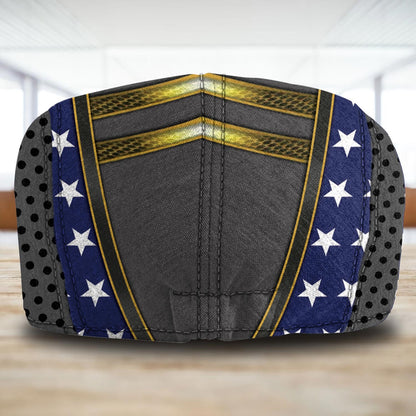 Custom U.S. Coast Guard Jeff Cap – USMC Honor Courage Commitment Veteran Cap