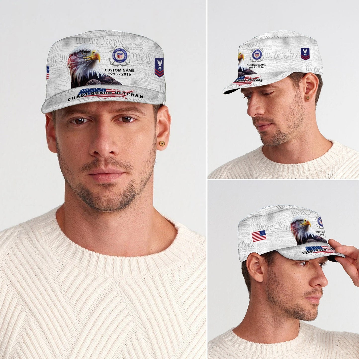 US Coast Guard – Military Cap - American By Birth, Veteran By Choice