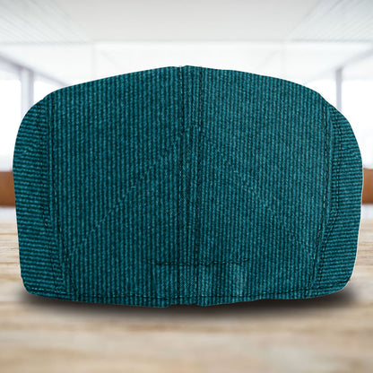 Custom U.S. Coast Guard Jeff Cap – Name, Rank & Service Years Personalized - Distressed denim pattern