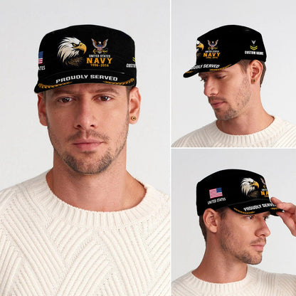 US Navy – Military Cap - Veteran Pride Eagle Military Hat