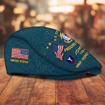 Custom U.S. Coast Guard Jeff Cap – Thank a Veteran