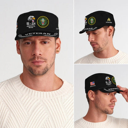 US Army – Military Cap – U.S. Veteran Eagle Emblem Cap