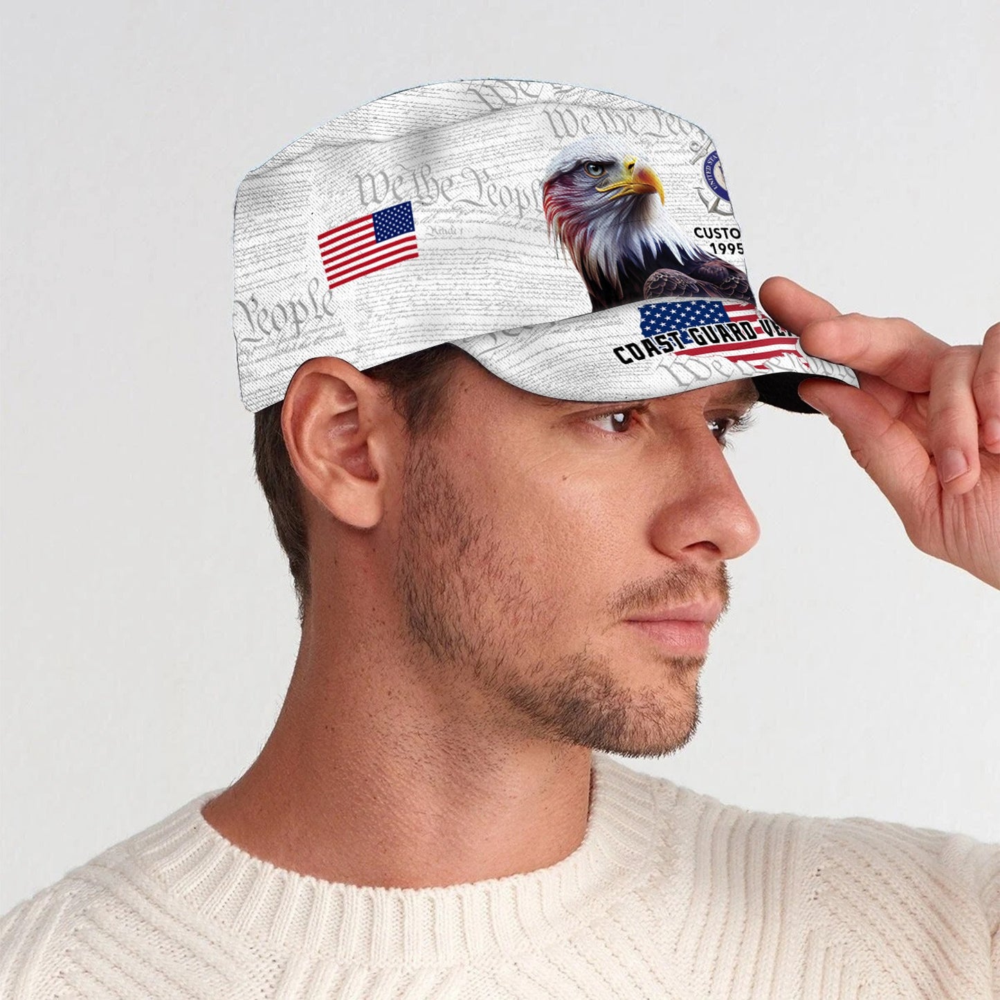 US Coast Guard – Military Cap - American By Birth, Veteran By Choice