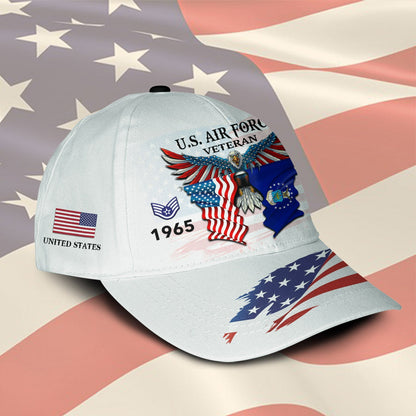 US Air Force – Classic Cap – Two Flags