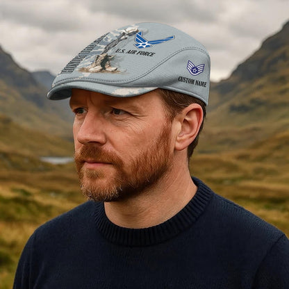Custom U.S. Air Force Jeff Cap – Honor The Fallen Camo Tribute Cap