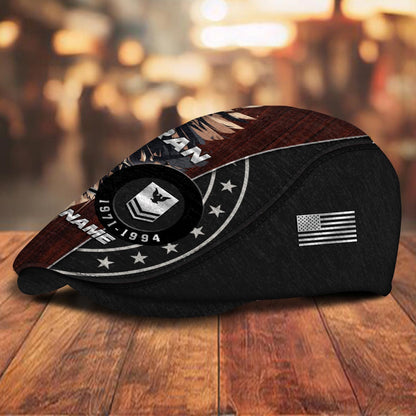 Custom U.S. Coast Guard Jeff Cap – Eagle Star Circle Design