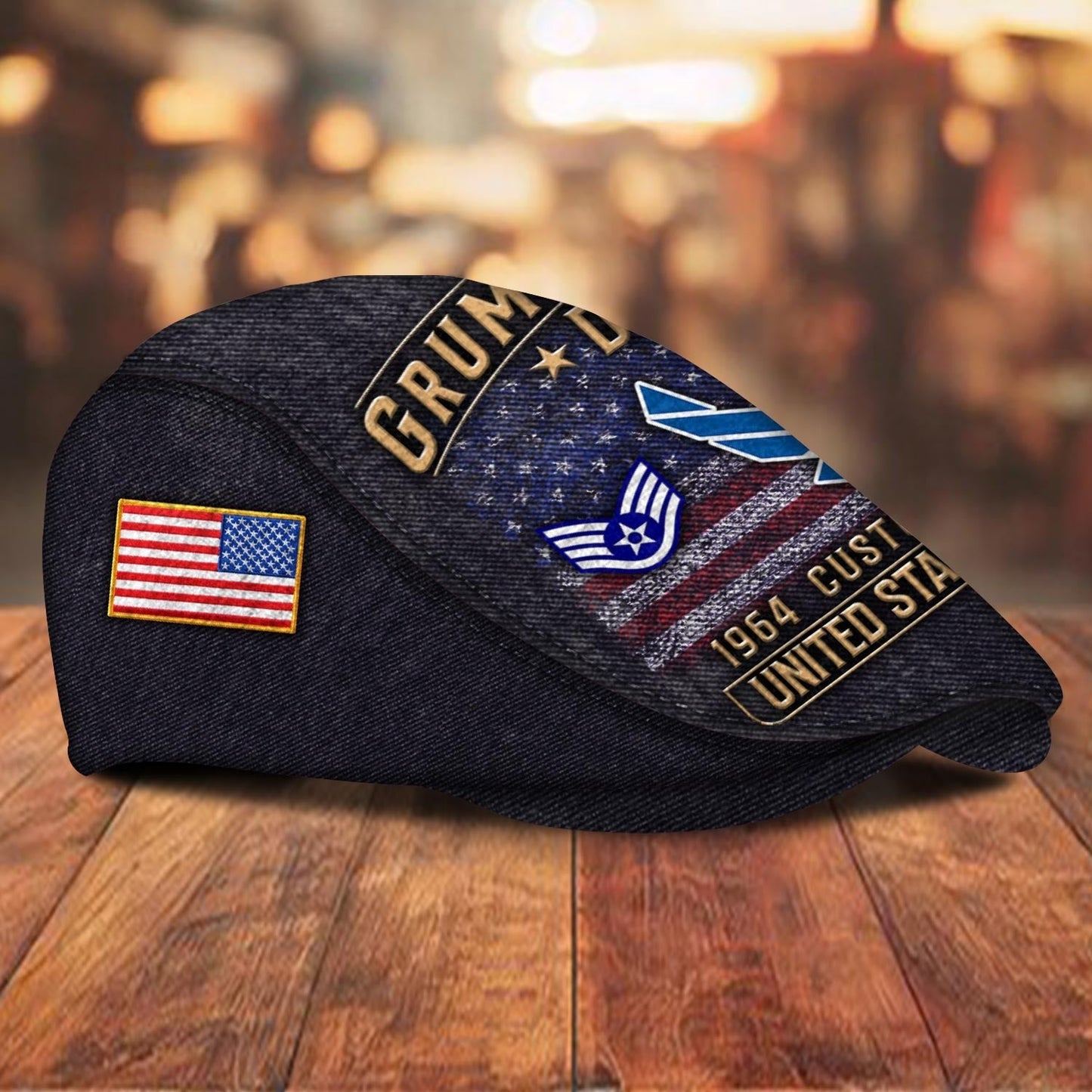 Custom U.S. Air Force Jeff Cap – Grumpy Old Vet