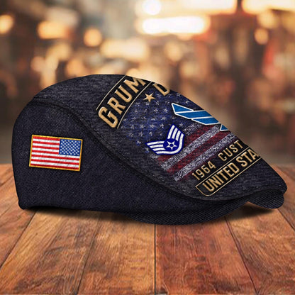 Custom U.S. Air Force Jeff Cap – Grumpy Old Vet