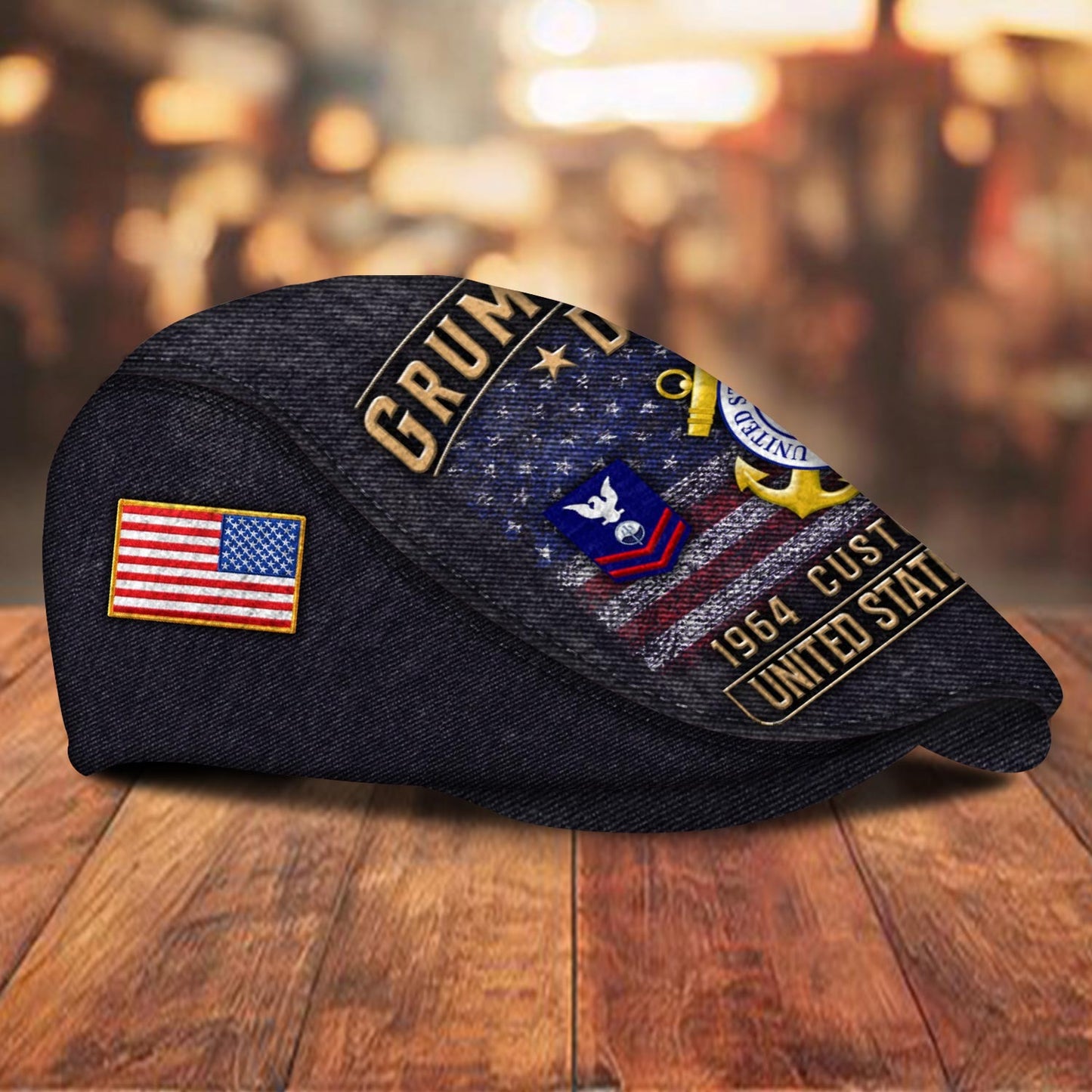 Custom U.S. Coast Guard Jeff Cap – Grumpy Old Vet