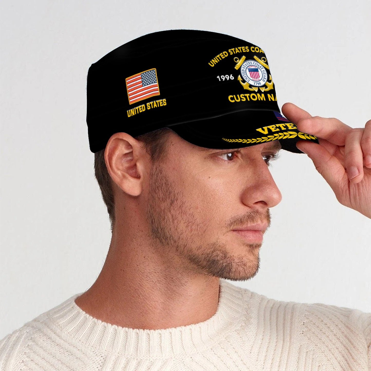 US Coast Guard – Military Cap - Proudly Served Veteran Military Cap