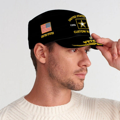 US Veteran – Military Cap – Proudly Served Veteran Military Cap