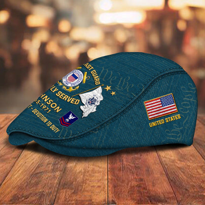 Custom U.S. Coast Guard Jeff Cap – Thank a Veteran