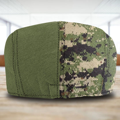 Custom U.S. Coast Guard Jeff Cap – Honor The Fallen Camo Tribute Cap