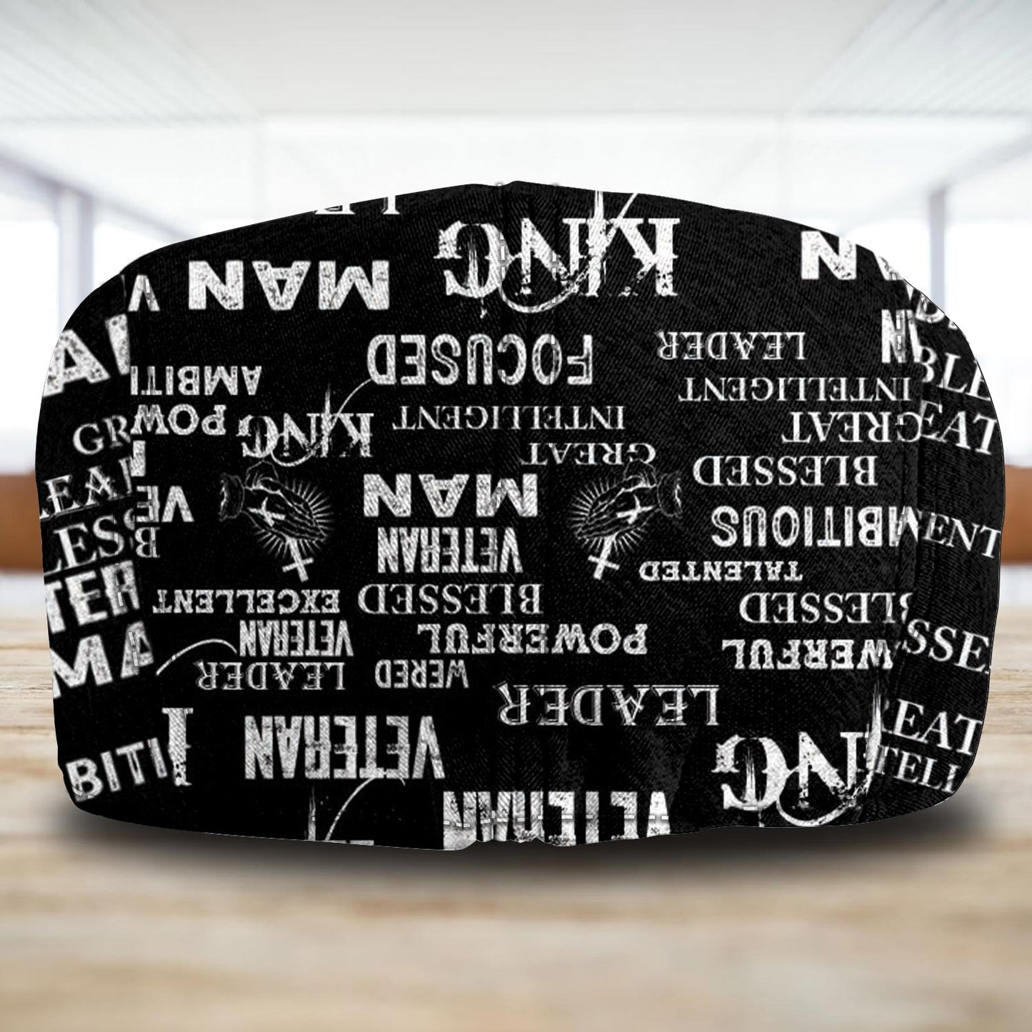 Custom U.S. Coast Guard Jeff Cap – Anchor & Motto Typography Design