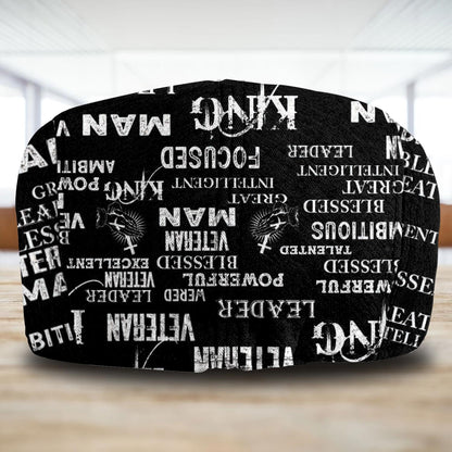 Custom U.S. Coast Guard Jeff Cap – Anchor & Motto Typography Design